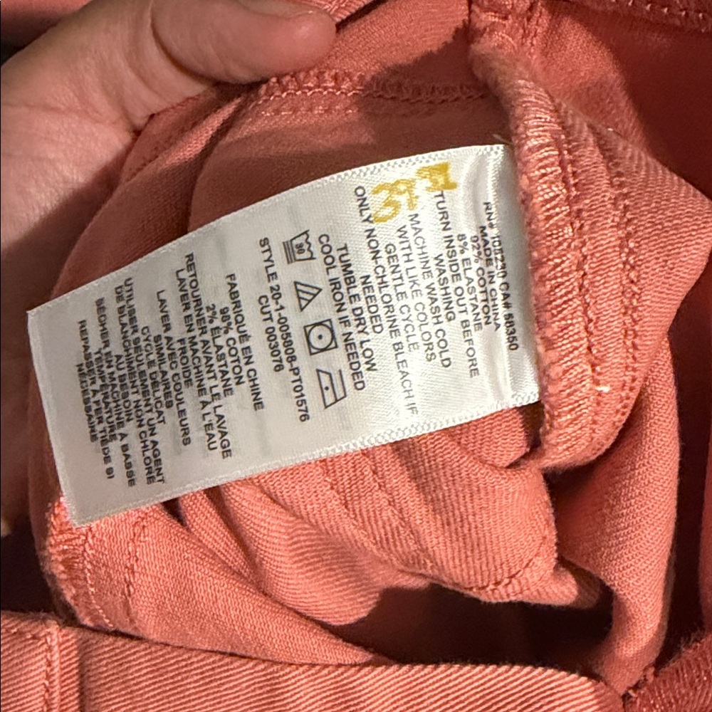 Joie Crop Jeans in Guava | Wide Leg Crop | High waist | Sz 25 - Picture 8 of 8